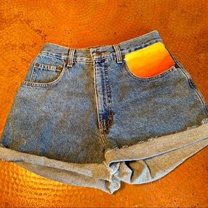 COUNTY SEAT VTG High-Waisted denim shorts
